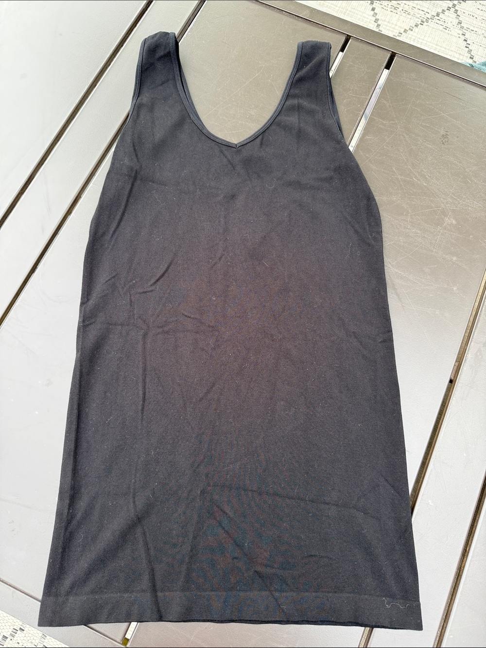 Cest Moi Black Women's Seamless Tank Slip Large natural fibers rayon from Bamboo